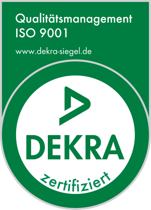 Dekra ISO 9001 Stempel